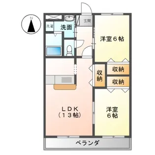 アクティブ・ホーム 8【2階】の間取り