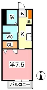 HIDEMO【1階】の間取り