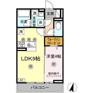 デパール【1階】の間取り
