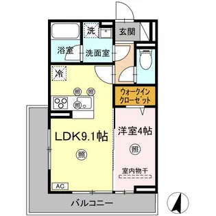 デパール【2階】の間取り
