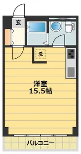 CRASSO DAIKU【402号室】の間取り