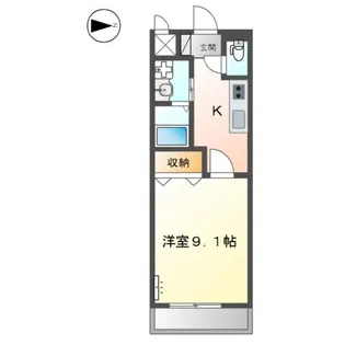 ウエストゲート【1階】の間取り