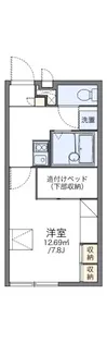 レオパレスハーモニー【106号室】の間取り