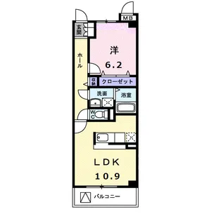 パラッツォ津島【3階】の間取り