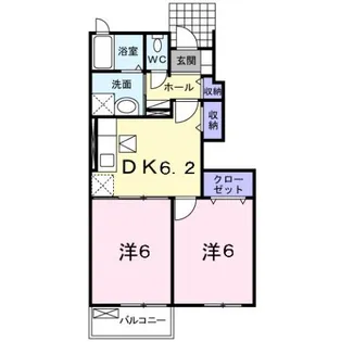セレッソ【1階】の間取り