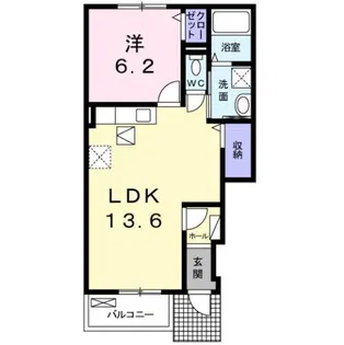 エム・グランツ B【1階】の間取り