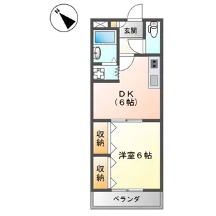 レアリーゼ【1階】の間取り