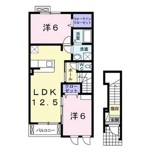 アウローラ【2階】の間取り