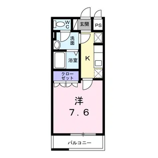 プロヴァンス吉岡【2階】の間取り