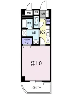 サンライズ【1階】の間取り