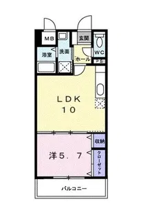 アバンツァート【4階】の間取り