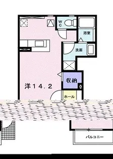ポポラーレB【1階】の間取り