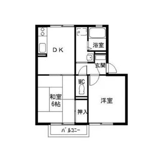 メゾンドール引野【1階】の間取り