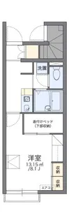 レオパレス中庄東【1階】の間取り
