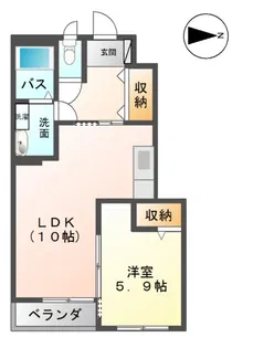 ウィスターリア【1階】の間取り
