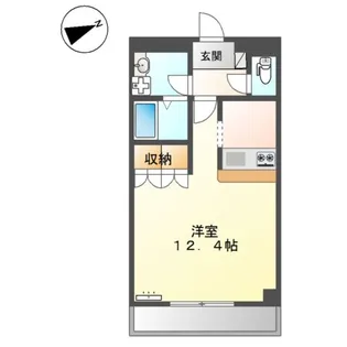 サンシャイン フジ【1階】の間取り