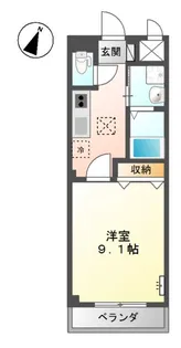 アルモ【2階】の間取り