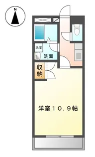 リベルテ北畝【1階】の間取り