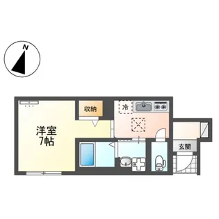 Kテラス【1階】の間取り