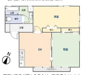 ルミエールMARUGAME【2階】の間取り