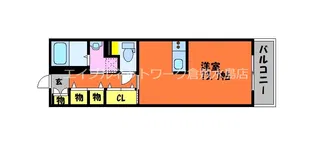 北斗シティ(Hokuto City)【202号室】の間取り