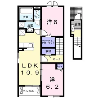 サニー曙【2階】の間取り