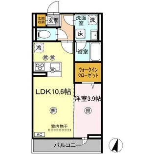 D-residence Amitie(アミティエ)【1階】の間取り
