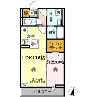 D-residence Amitie(アミティエ)【2階】の間取り