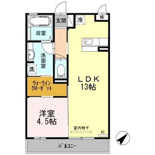 シャンテ御門【3階】の間取り