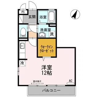 リファルジェント泉B棟【3階】の間取り