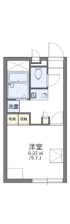 レオパレスラパン【101号室】の間取り