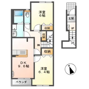 カルム【2階】の間取り
