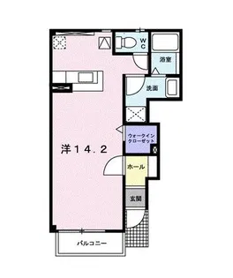 プリムローズB【1階】の間取り