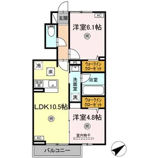 HOPE LODGE L【1階】の間取り