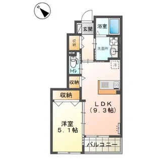 ショコラーデ【1階】の間取り