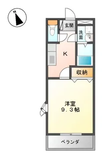 プレパルク【1階】の間取り