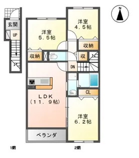 メゾン・アイ【2階】の間取り