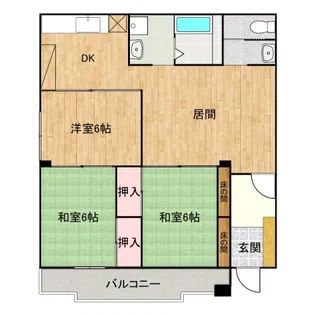 メゾン青山【1階】の間取り