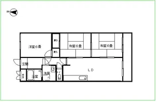 永信マンション【302号室】の間取り