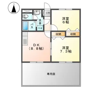 コンフォート【1階】の間取り