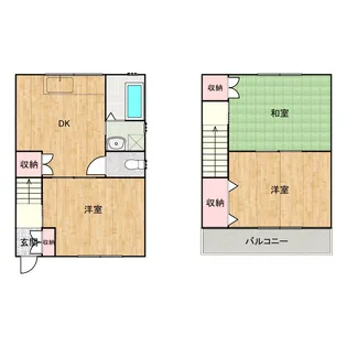 コーポ平川Cの間取り
