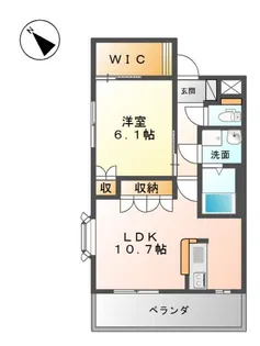 ウィッシュ【2階】の間取り