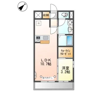 セレーノ【1階】の間取り