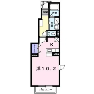 エトワール AI B【1階】の間取り