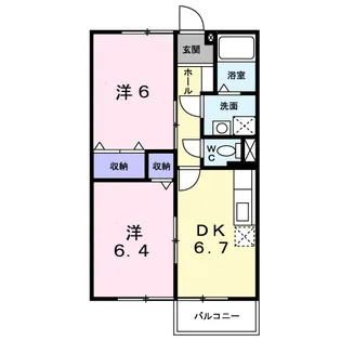 FOREST HALCYON【2階】の間取り