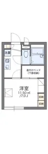レオパレスルリームⅡ【2階】の間取り