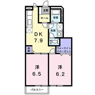 DEAR A【1階】の間取り