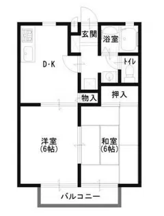 サンセレニティ【202号室】の間取り
