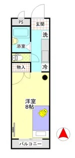 SKマンション【3階】の間取り
