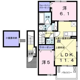 エンジェル・コートMY Ⅰ【2階】の間取り